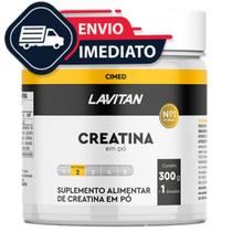 Creatina Cimed 100% Pura Monohidratada 300g Suplemento para Força e Desempenho