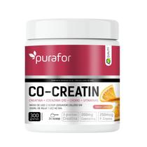Creatina com Coenzima Q10 + Vitaminas CO Creatin Purafor 300g Sabor Laranja Creatina com Coenzima Q10 + Vitaminas CO Creatin Purafor 300g Sabor Laranja