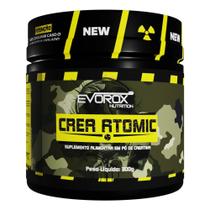 Creatina Crea Atomic 300g - Evorox Nutrition - Preto