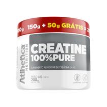 Creatina Creatine 100% Pure Monohidratada 200g Atlhetica - Atlhetica Nutrition