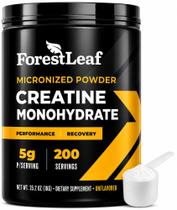 Creatina em Pó ForestLeaf Monohidratada 1 kg 200 porções