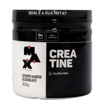 Creatina Em Pó Monohidratada Max Titanium Pote 300 gramas