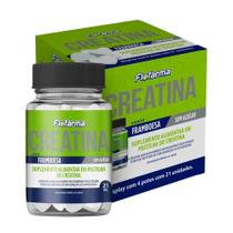 Creatina Flofarma em Pastilha sem Açúcar Framboesa - 4 Embalagens com 21 Unidades