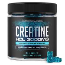 Creatina Gummy Bears Demon Labz 3000 mg de framboesa vegana 90