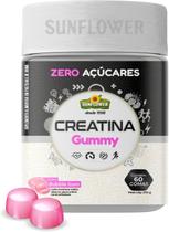 Creatina Gummy Creatina em Goma Monohidratada 60 un Praticidade e Sabor para Sua Performance Sunflower
