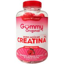 Creatina Gummy Original Zero Açúcar Sabor Morango 90 gomas