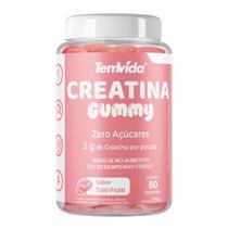 Creatina Gummy Sabores Tutti Frutti e Maçã Verde 60 Gomas 3g de Creatina por porção Tem Vida