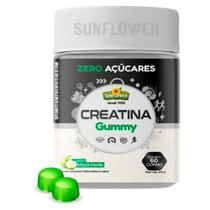 Creatina Gummy Sunflower 60 Gomas Maçã Verde Creatina Gummy Sunflower 60 Gomas Maçã Verde