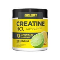 Creatina HCl em pó CON-CRET apoia a saúde muscular 100 Serv