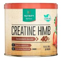 Creatina Hmb + Coq10 300g Nutrify 40+ - Creatina HMB 300G Morango