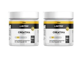 Creatina Lavitan 300g Cimed Sem Sabor Em Pó 2 Unidades
