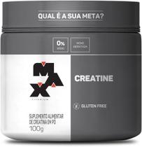 Creatina MAX Titanium 100g Pura Monohidratada