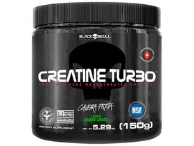 Creatina Mono-hidratada Black Skull Creatine Turbo em Pó 150g Limão