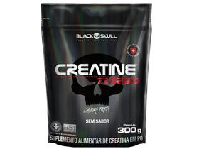 Creatina Mono-hidratada Black Skull Creatine Turbo - em Pó 300g sem Sabor Creatina Mono-hidratada Black Skull Creatine Turbo - em Pó 300g sem Sabor