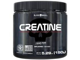Creatina Mono-hidratada Black Skull em Pó 150g sem Sabor
