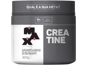 Creatina Mono-Hidratada Max Titanium em Pó 300g sem Sabor Creatina Mono-Hidratada Max Titanium em Pó 300g sem Sabor