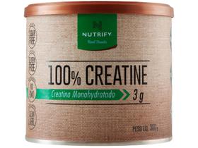Creatina Mono-hidratada Nutrify 100% Creatine - em Pó 300g Natural