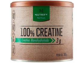 Creatina Mono-hidratada Nutrify 100% Creatine em Pó 300g Natural