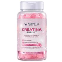 Creatina Monohidrata Gummy 60 Gomas Abihto Sabor Chiclete 3g de Creatina
