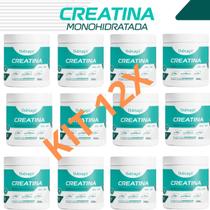 Creatina monohidratad therapi 100% pura 300g s sabor kit c12 micronizada