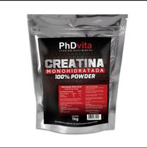 Creatina monohidratada 1 kg 100 powder - PhD vita - Phdvita