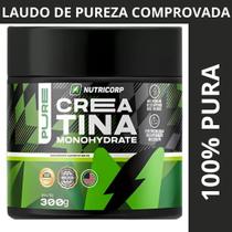 Creatina Monohidratada 100% Pura 300g Nutricorp com Laudo de Qualidade