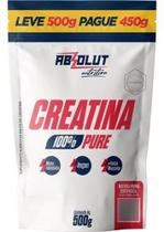 Creatina Monohidratada 100 Pura 500g Absolut Nutrition Sabor Sem Sabor - ABSOLUT NUTRITON Creatina Monohidratada 100 Pura 500g Absolut Nutrition Sabor Sem Sabor - ABSOLUT NUTRITON