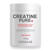 Creatina Monohidratada 100 Pura 500g Codeage Sabor Natural