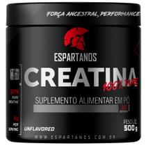 Creatina Monohidratada 100% Pura 500g - Espartanos - Aprovada Laudo ABENUTRI Creatina Monohidratada 100% Pura 500g - Espartanos - Aprovada Laudo ABENUTRI