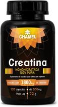 Creatina Monohidratada 100% Pura 500mg 120 Cápsulas - Chamel