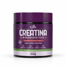 Creatina Monohidratada 100% Pura Celliv 300g Vegana Sem Sabor Creatina Monohidratada 100% Pura Celliv 300g Vegana Sem Sabor