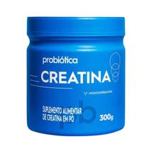Creatina Monohidratada 100% Pura Foco e Energia 300g Probiótica