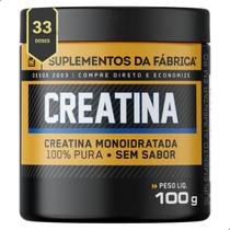 Creatina Monohidratada 100% Pura Importada 100g Suplemento da Fabrica