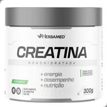 Creatina Monohidratada 100% Pura Micronizada 300g Herbamed