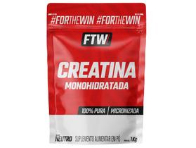 Creatina Monohidratada 100 Pura refil 1kg Sabor Neutro FTW