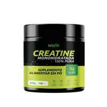 Creatina Monohidratada 100% Pura Wefit 300g
