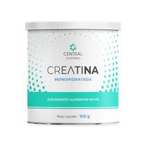 Creatina Monohidratada - 100g Sem Sabor - Central Nutrition Creatina Monohidratada - 100g Sem Sabor - Central Nutrition