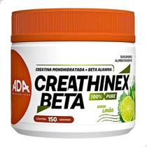 Creatina Monohidratada 150g Sabor Limão Beta Alanina em Pó Massa Muscular Pote Pré Treino Pura