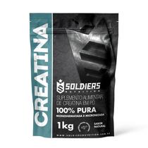 Creatina Monohidratada 1Kg - 100% Pura Importada - Soldiers Nutrition