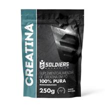 Creatina Monohidratada 250g - 100% Pura Importada - Soldiers Nutrition Creatina Monohidratada 250g - 100% Pura Importada - Soldiers Nutrition