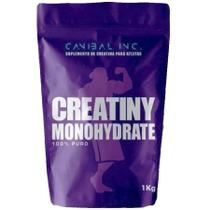 Creatina Monohidratada 3000Mg Pura 1Kg Canibal Inc