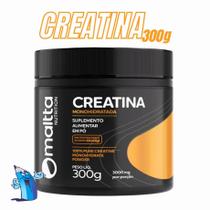 Creatina monohidratada 300g 100% pura maltta nutrition