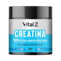 Creatina Monohidratada 300g - 100% Pura - Vital Z Creatina Monohidratada 300g - 100% Pura - Vital Z