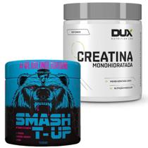 Creatina Monohidratada - 300g - Dux Nutrition + Smash T-up - 300G - Under Labz
