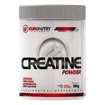 Creatina Monohidratada 300g Euronutry Suplemento Sem Sabor 100 Pura