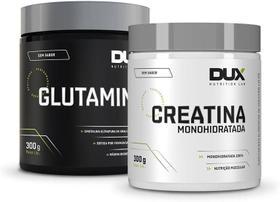 Creatina Monohidratada 300g + Glutamina 300G Dux