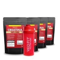 Creatina Monohidratada 4Kg - 100% Pura Importada - Red Fit Nutrition