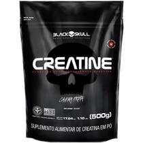 Creatina Monohidratada 500g 100% Pura Black Skull Sem Sabor Creatina Monohidratada 500g 100% Pura Black Skull Sem Sabor
