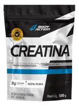 Creatina Monohidratada 500g - 100% Pura - Bodyaction