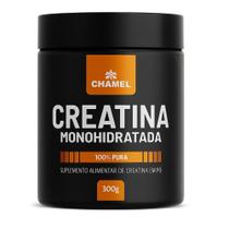 Creatina Monohidratada Chamel 100% Pura 300G Suplemento Alimentar para Performance em Pó
